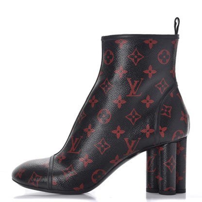 Louis Vuitton Monogram Infrarouge New Revival Boots 39 Black 1 of 9