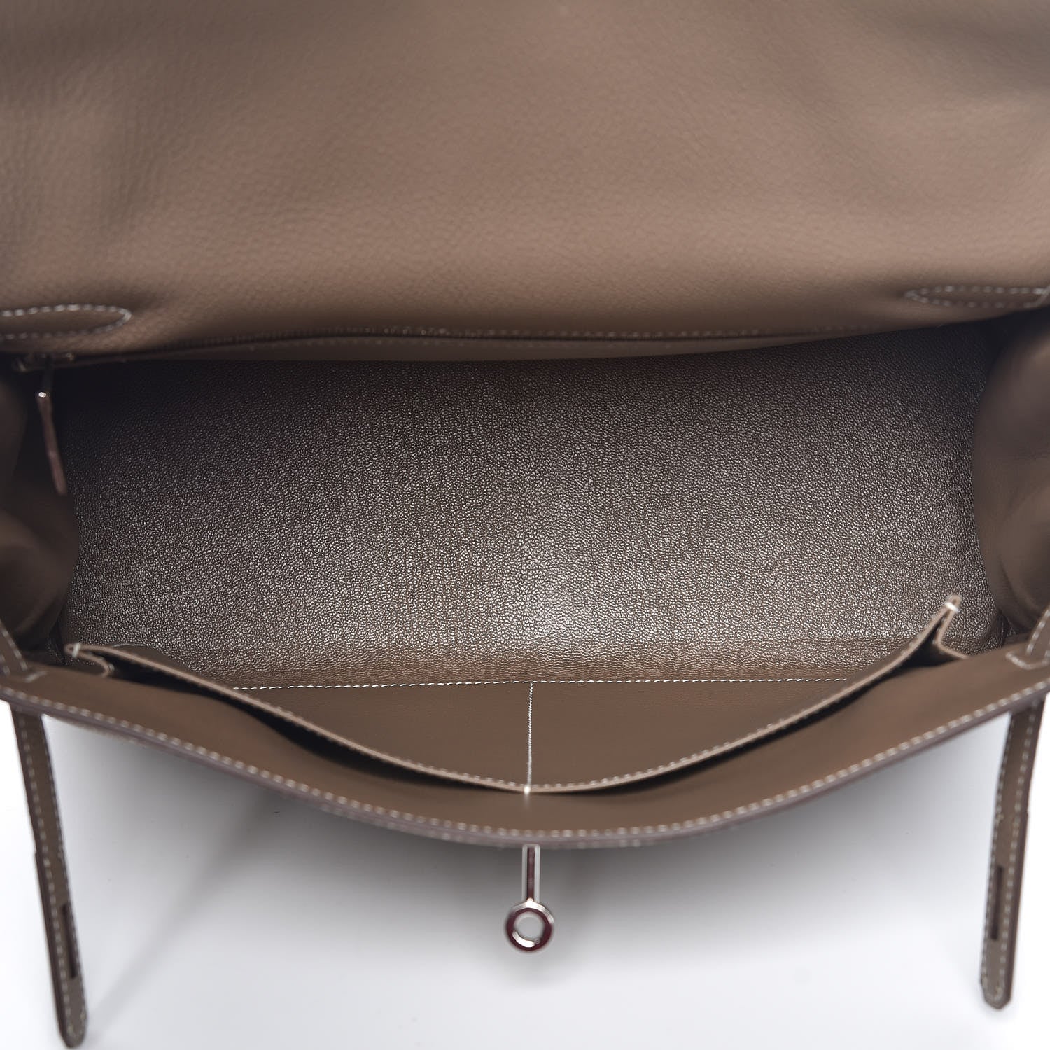 Hermes Togo Kelly Retourne 32 Etoupe 10 of 34