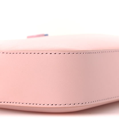 Gucci Dollar Calfskin Enamel Super Mini GG Marmont Chain Shoulder Bag Light Pink Blue 15 of 18