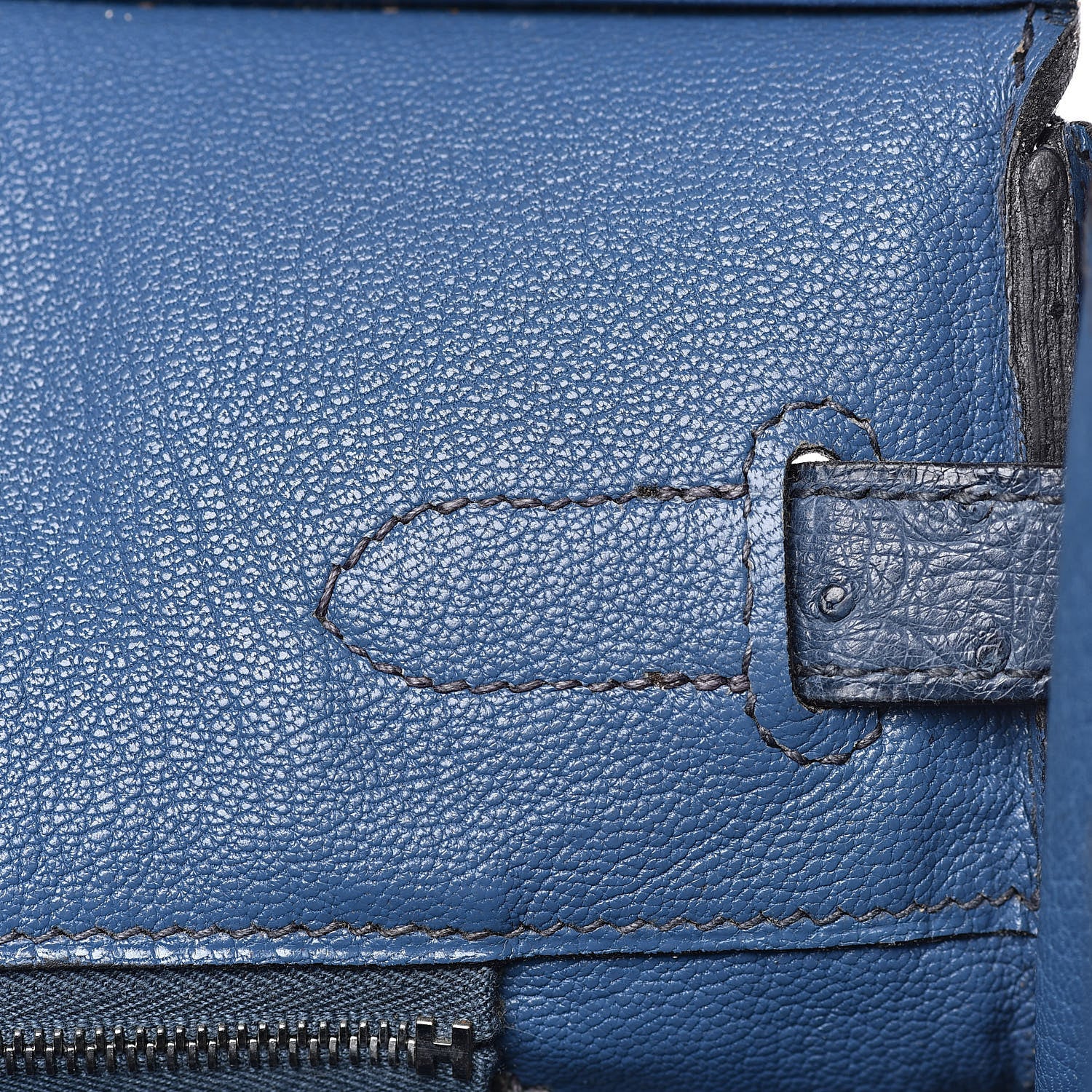 Hermes Ostrich Birkin 30 Bleu Roi 14 of 30