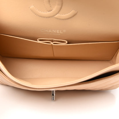 Chanel Caviar Quilted Medium Double Flap Beige Clair 5 of 11