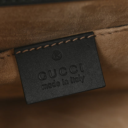 Gucci Calfskin Mini Sylvie Top Handle Bag Black 6 of 11