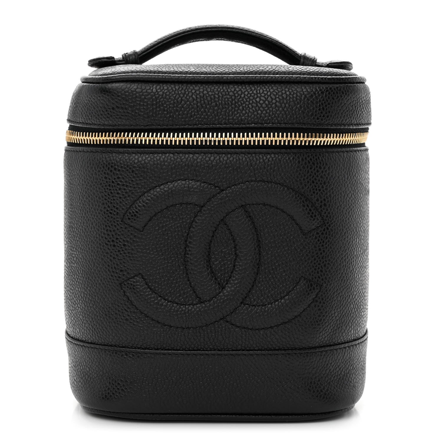 Chanel Caviar Vanity Cosmetic Case Black 1 of 13
