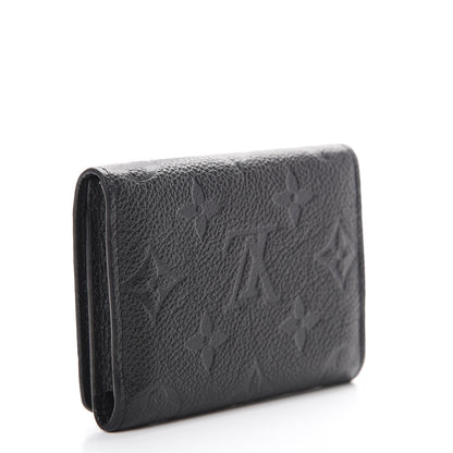 Louis Vuitton Empreinte Business Card Holder Black 2 of 7