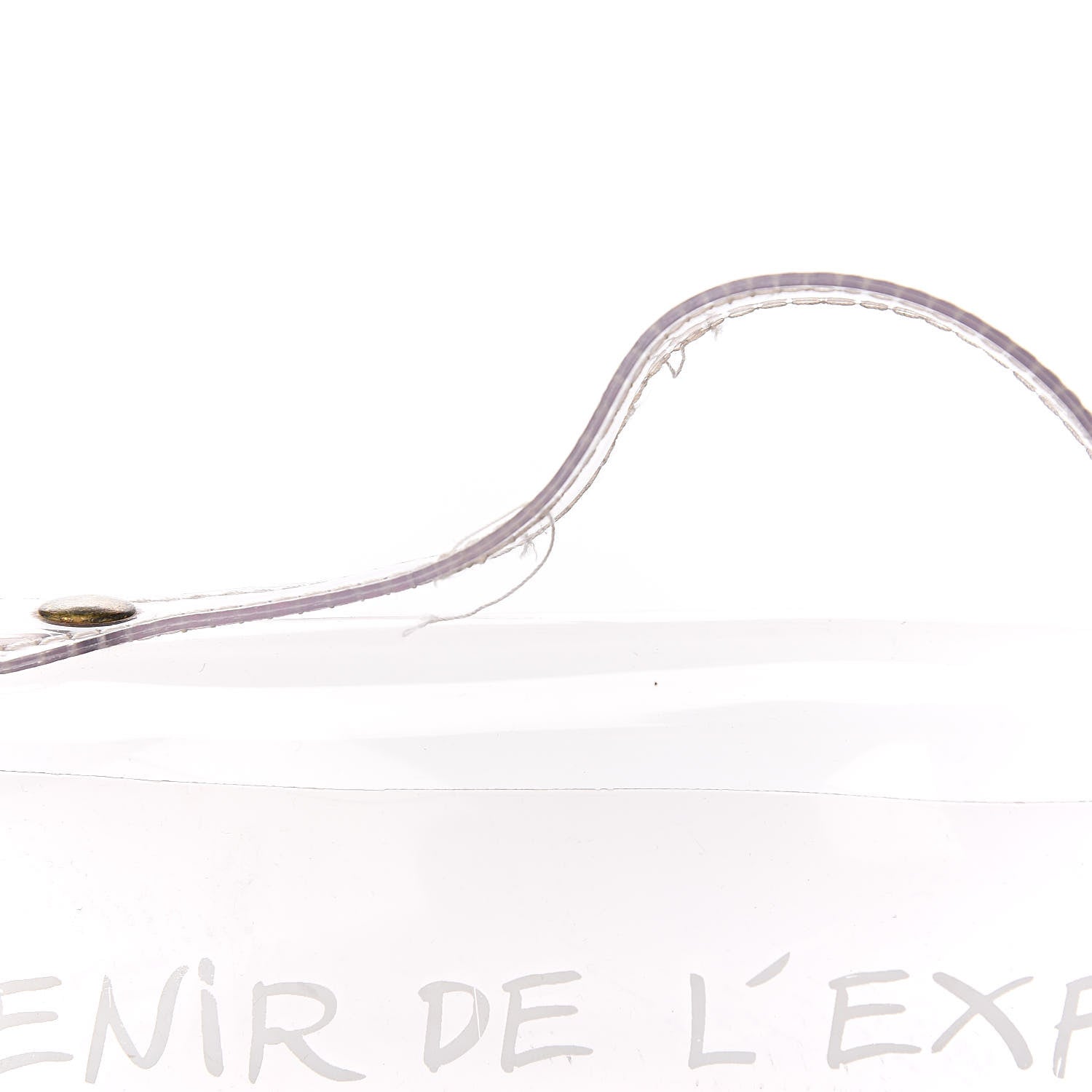 Hermes Vinyl Souvenir De L'Exposition Kelly Transparent 6 of 9