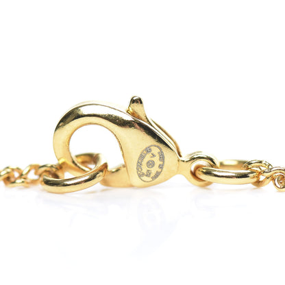 Chanel Metal CC Paris Button Necklace Gold 3 of 5