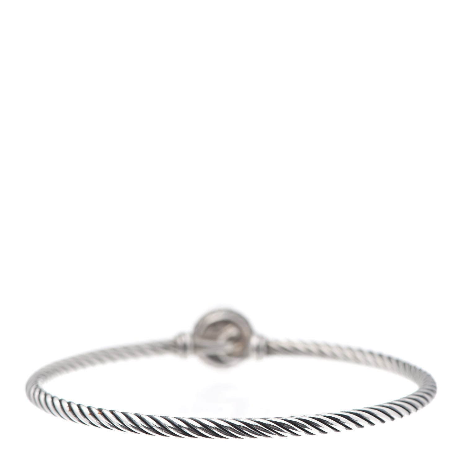 David Yurman Sterling Silver Blue Topaz 3mm Chatelaine Bracelet 3 of 4