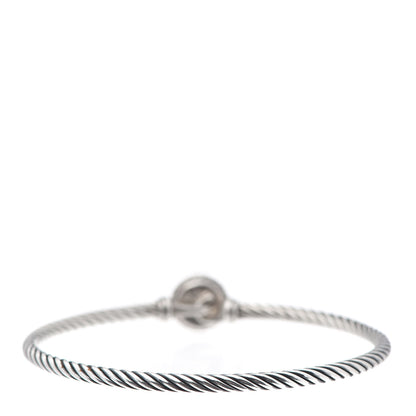 David Yurman Sterling Silver Blue Topaz 3mm Chatelaine Bracelet 3 of 4