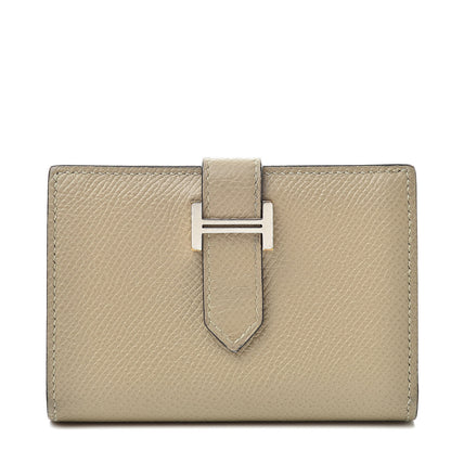 Hermes Epsom Bearn Card Holder Wallet Trench 1 of 11