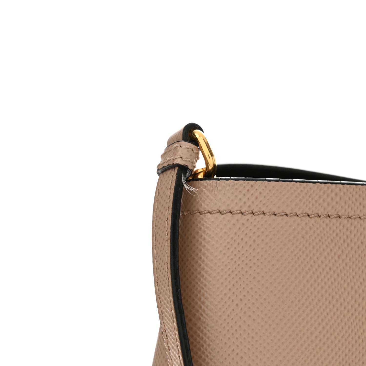 Prada Saffiano Cuir Medium Double Bag Cammeo Black 14 of 16