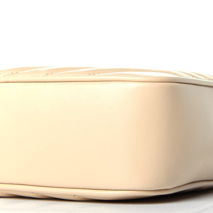 Saint Laurent Calfskin Matelasse Monogram Lou Camera Bag Ivory Natural 9 of 9