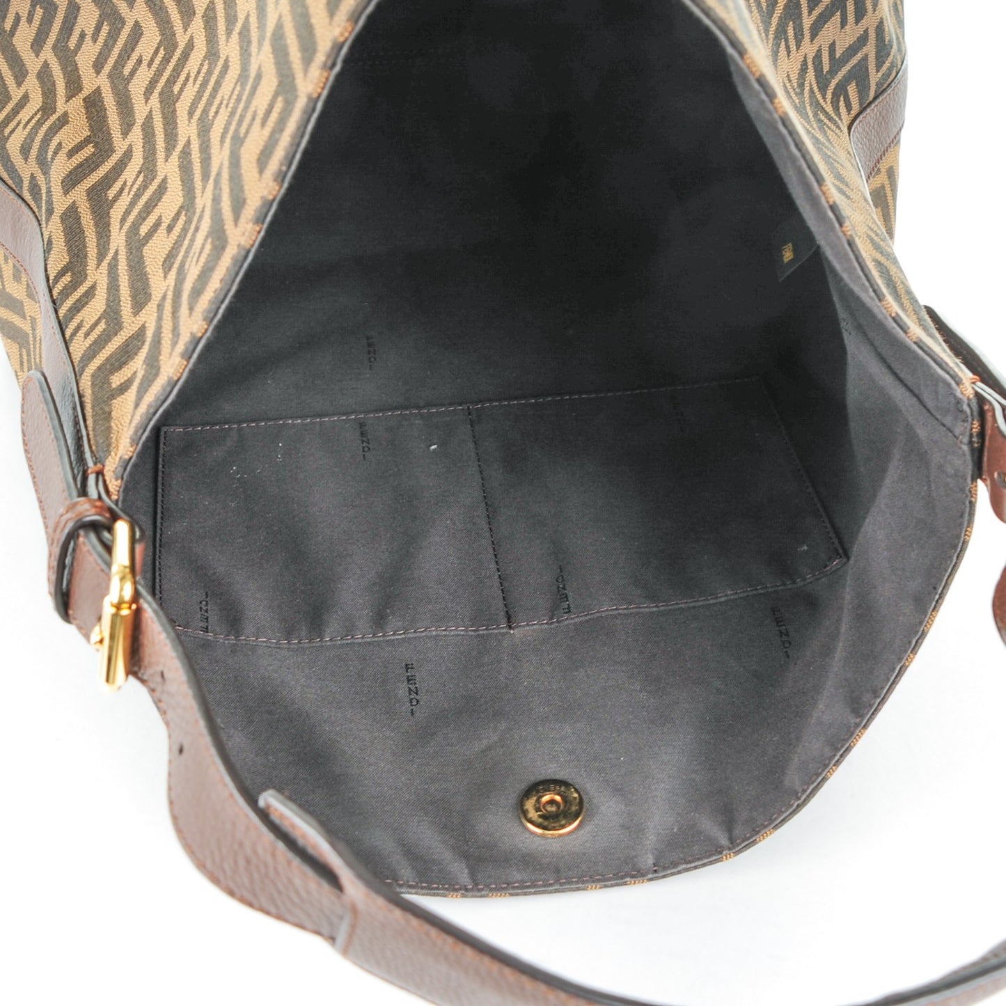 Zucca Vitello Artic Large Hobo Tobacco Castagna