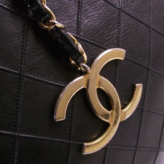 Chanel Vintage Lambskin Shopping Tote 7 of 11