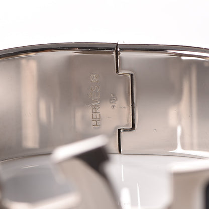 Hermes Enamel Wide Clic Clac H Bracelet PM Black 5 of 7