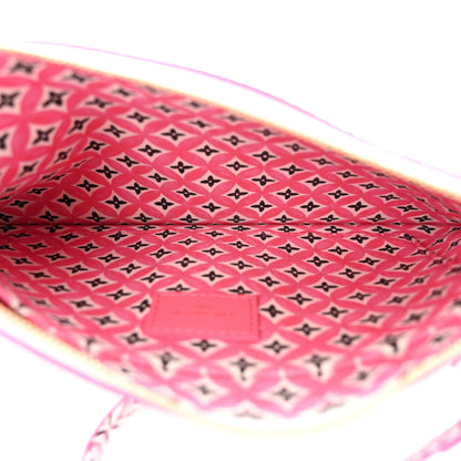 Louis Vuitton Monogram Giant Neverfull MM Pochette Rose 5 of 6