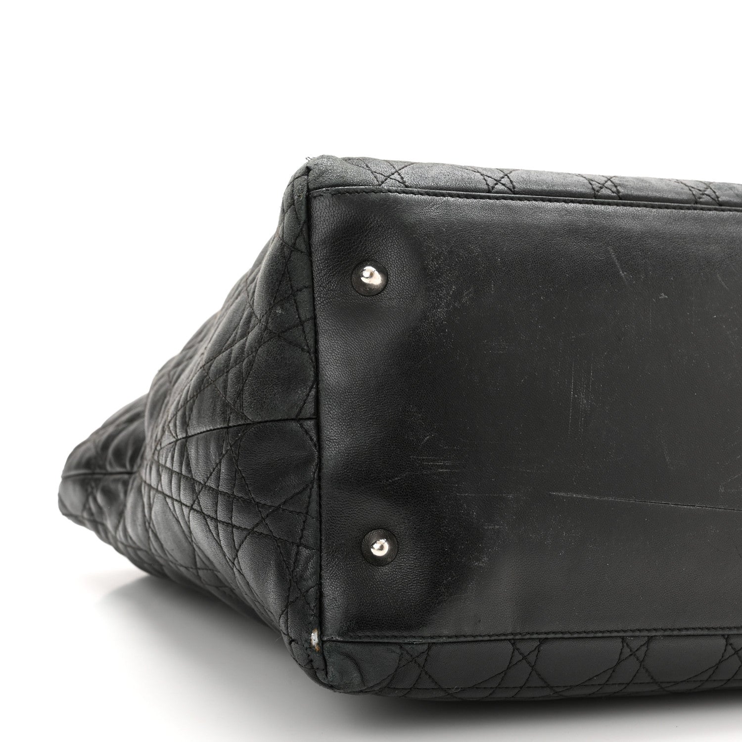 Christian Dior Lambskin Cannage Medium Soft Lady Dior Black 4 of 21