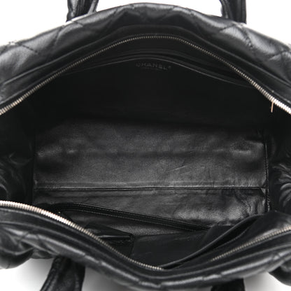 Chanel Caviar Quilted CC Timeless Bowler Black 5 of 10