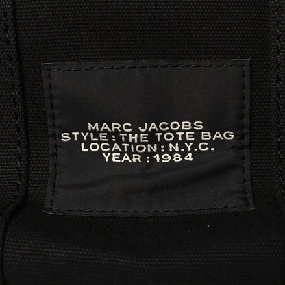 Marc Jacobs Cotton Canvas Small The Traveler Tote Bag Black 6 of 9