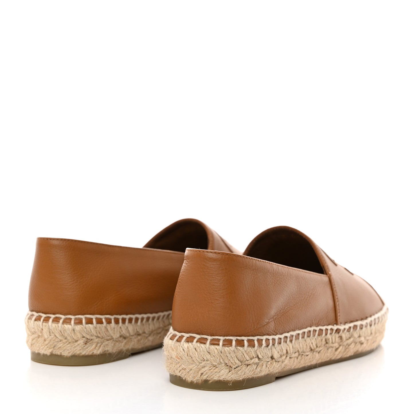 Lambskin CC Espadrilles 39 Light Brown