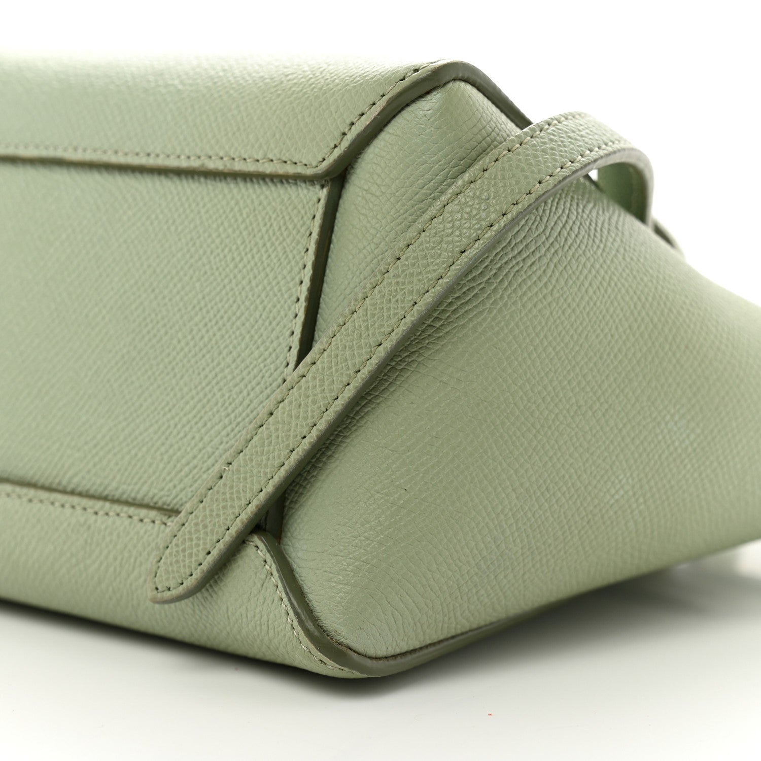 Celine Grained Calfskin Nano Belt Bag Jade 10 of 14
