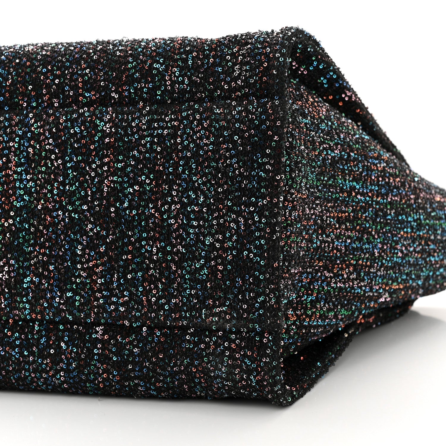 Chanel Viscose Sequins Medium Deauville Tote Black 10 of 10