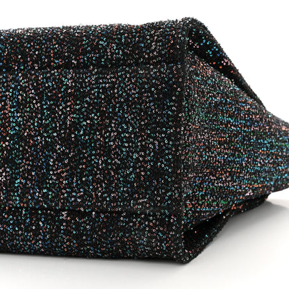 Chanel Viscose Sequins Medium Deauville Tote Black 10 of 10