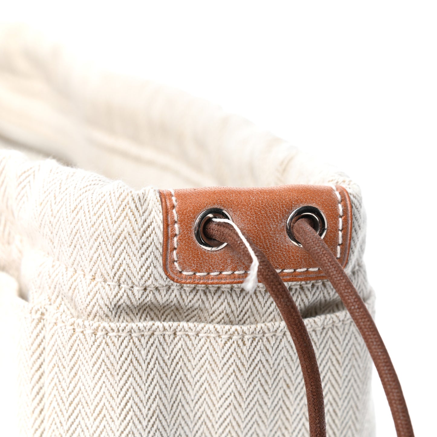 Canvas Barenia Fourbi 25 MM Pouch Naturel Fauve