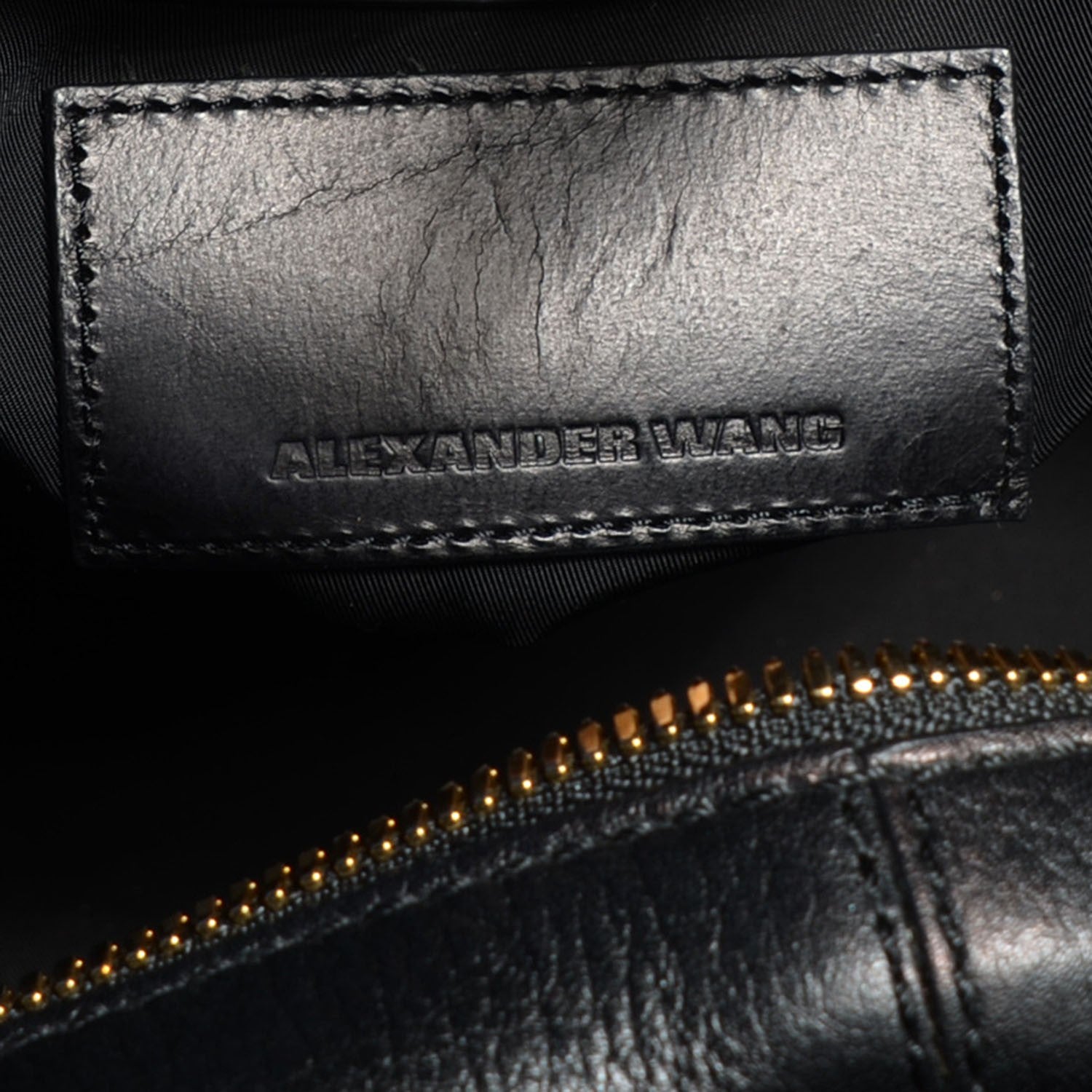 Alexander Wang Calfskin Pelican Satchel Black 6 of 10