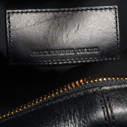 Alexander Wang Calfskin Pelican Satchel Black 6 of 10