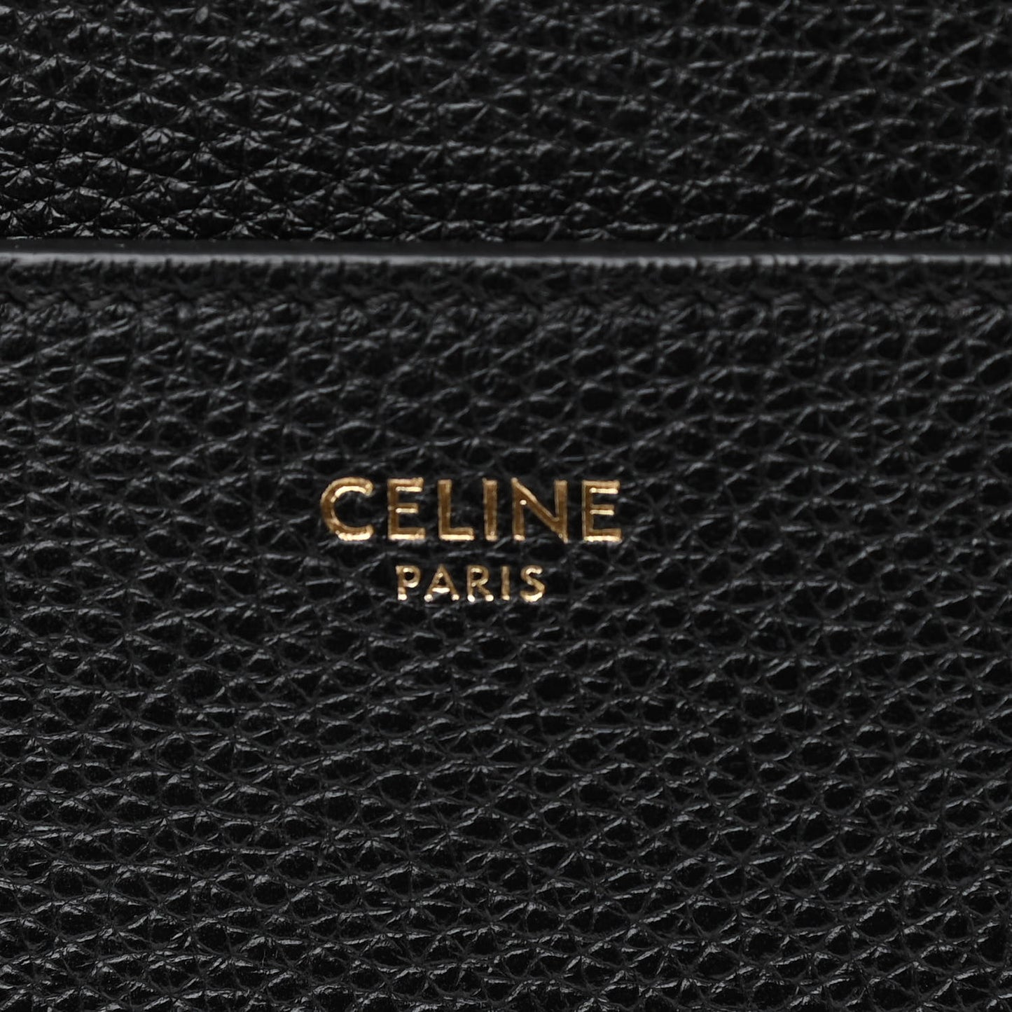 Soft Grained Calfskin Sangle Bucket Bag Black