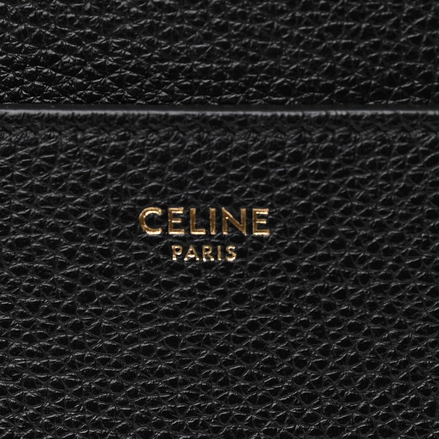 Celine Soft Grained Calfskin Sangle Bucket Bag Black 5 of 11