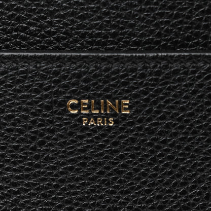 Celine Soft Grained Calfskin Sangle Bucket Bag Black 5 of 11