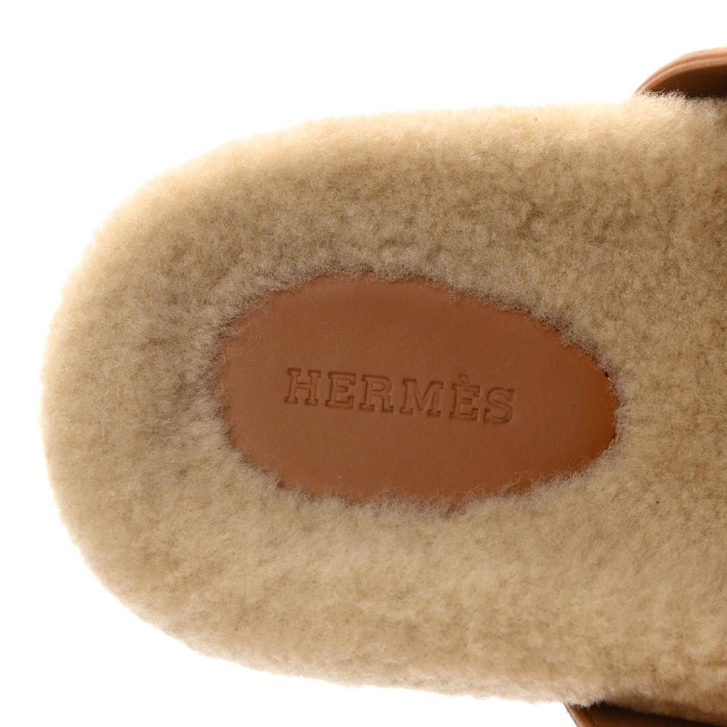 Suede Goatskin Woolskin Womens Chypre Sandals 37 Golden Beige