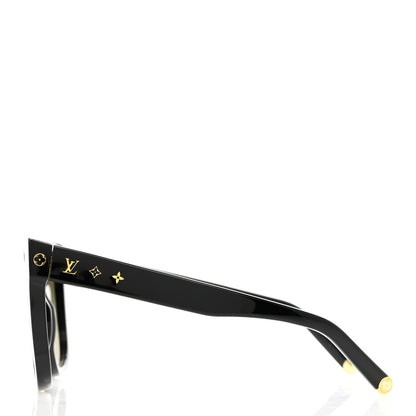 Louis Vuitton Acetate My Monogram Cat Eye Sunglasses Z1729W Black 3 of 8