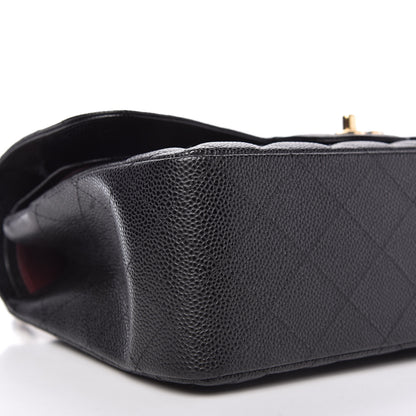 Chanel Caviar Quilted Jumbo Double Flap Black 6 of 11