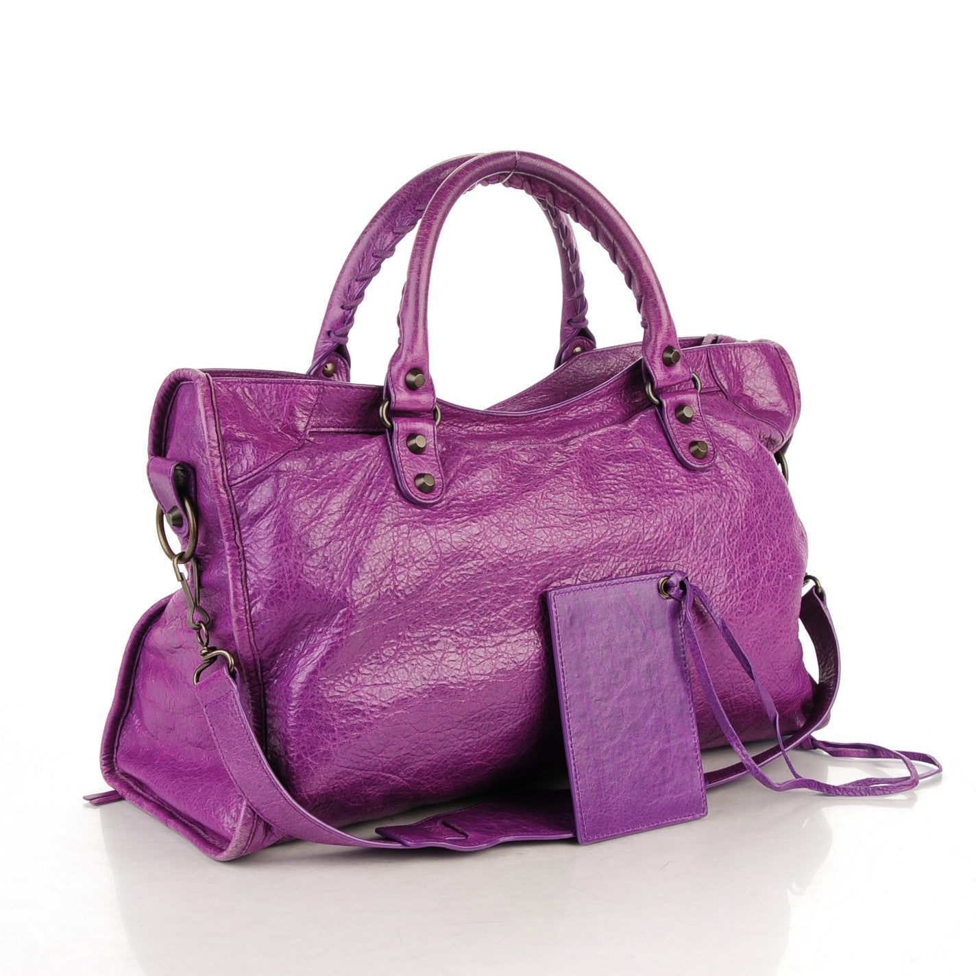 Balenciaga Agneau Classic Hardware City Ultraviolet 3 of 7