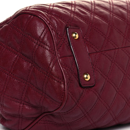 Marc Jacobs Calfskin Quilted Leather Stam Bag Red 8 of 10
