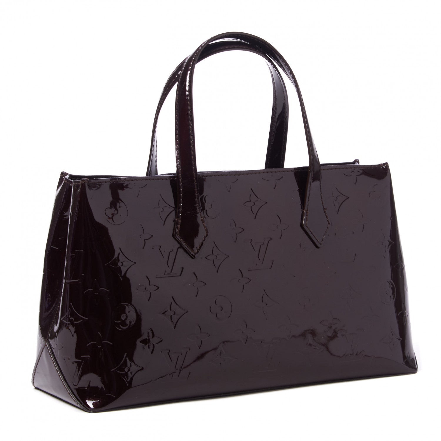 Louis Vuitton Vernis Wilshire PM Amarante 2 of 8