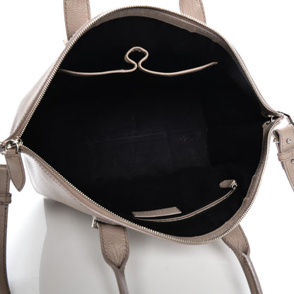 Alexander McQueen Grained Calfskin Legend Satchel Pearl 5 of 12