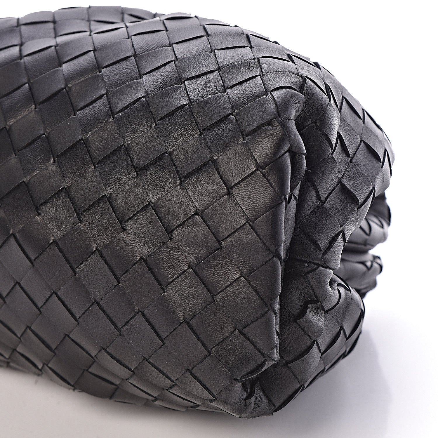Bottega Veneta Nappa Maxi Intreccio The Pouch Oversized Clutch Black 8 of 8