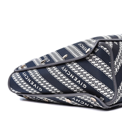 Givenchy Canvas Jacquard Medium Bond Tote Oil Blue 9 of 11