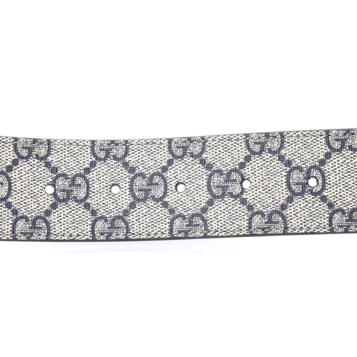 GG Plus Monogram Interlocking G Belt 105 42 Navy