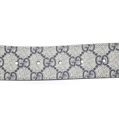 Gucci GG Plus Monogram Interlocking G Belt 105 42 Navy 4 of 5