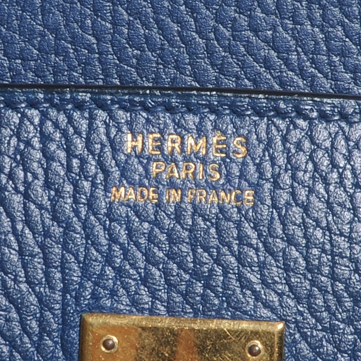 Hermes Ardennes Birkin 35 Brighton Bleu 5 of 9