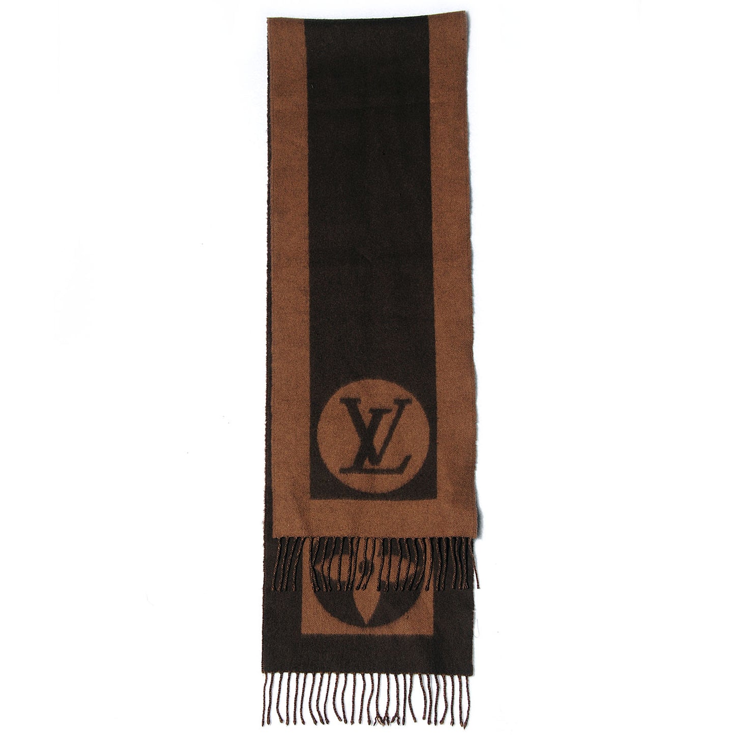 Lambswool Angora Cardiff Scarf Brown