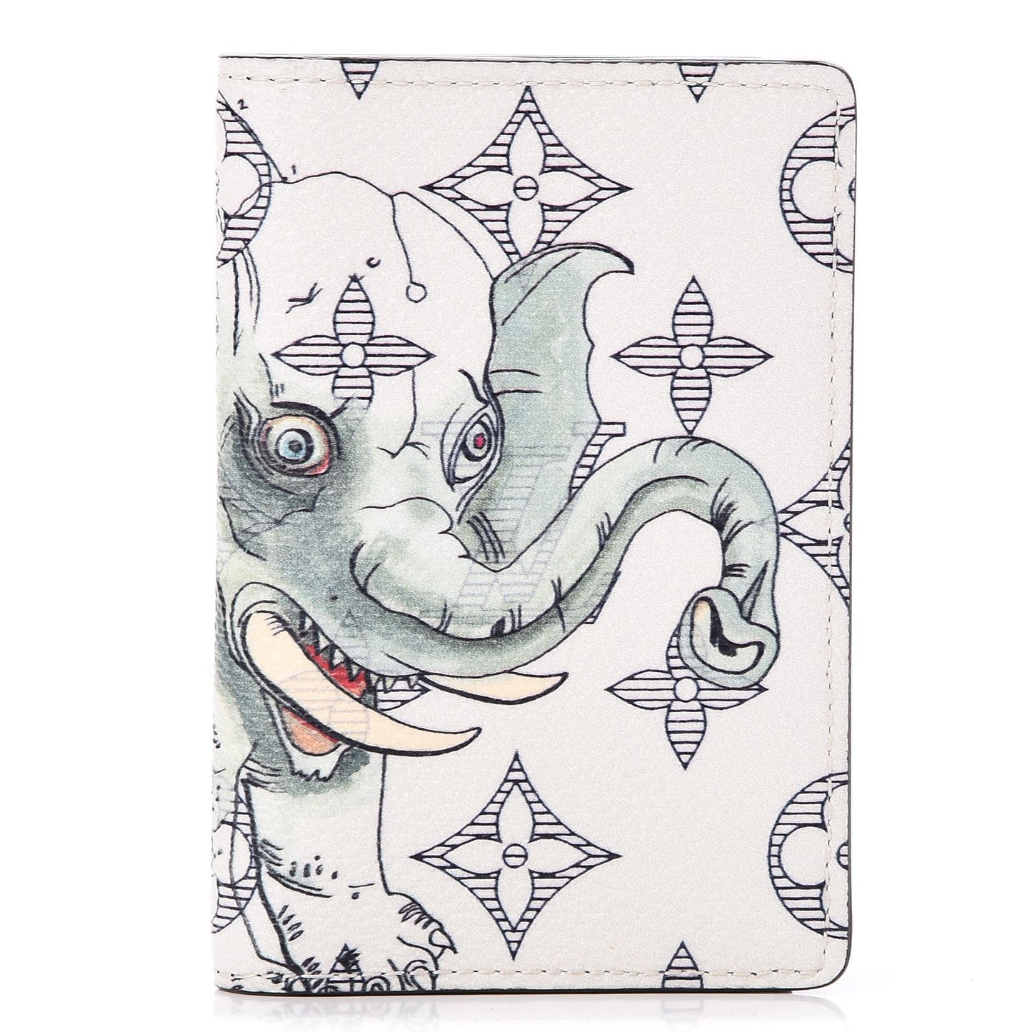Savane Monogram Chapman Pocket Organizer White