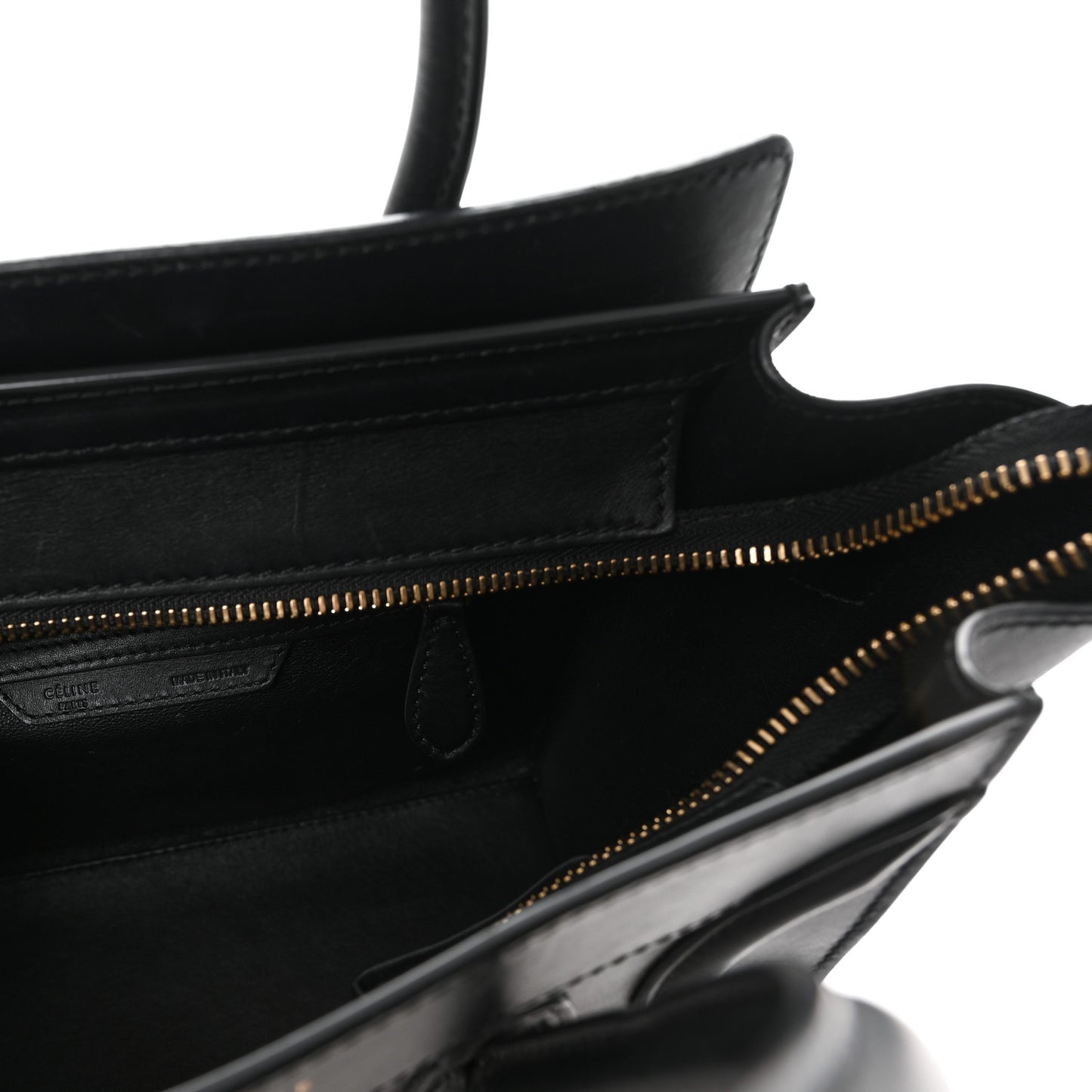 Smooth Calfskin Micro Luggage Black