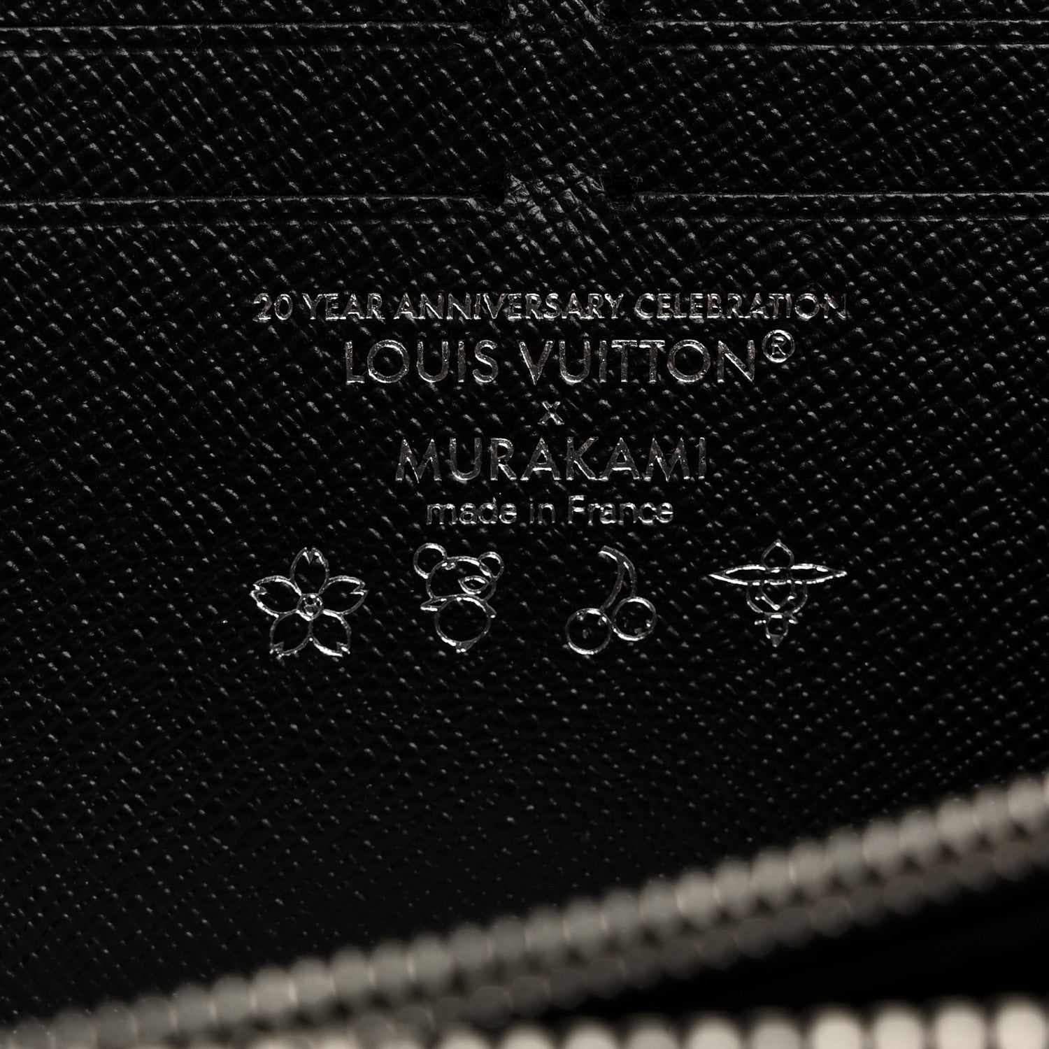 Louis Vuitton LV X TM Monogram Multicolor Clemence Wallet Black 6 of 7