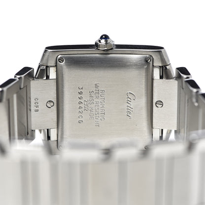 Cartier Stainless Steel 28mm Tank Francaise Automatic Watch 5 of 9