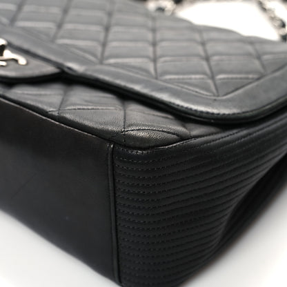 Chanel Lambskin Quilted Large Coco Rider Flap Black 10 of 15